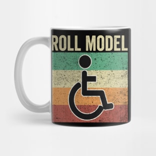 Roll Model Funny Wheelchair Mug